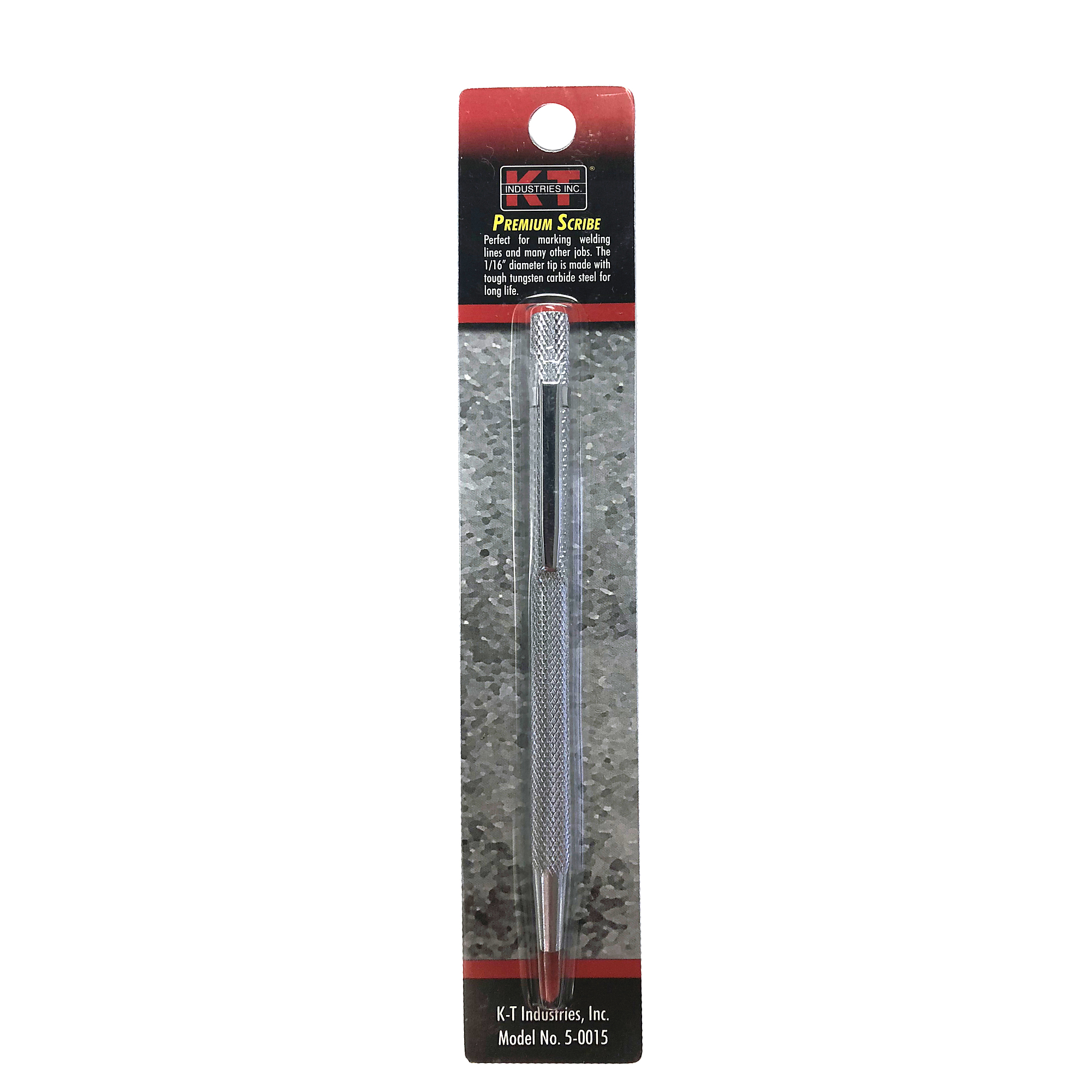 K-T Industries Premium Scribe — Tungsten Carbide Tip, Aluminum Handle, Model# 5-0015